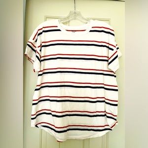 Madewell Striped Crewneck Tee - NWOT
